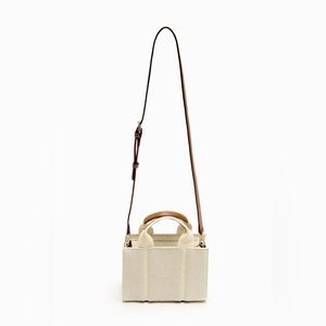 ZARA Canvas Mini City Bag